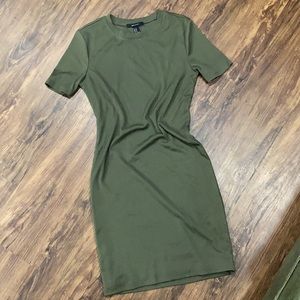 Green Body Con Dress